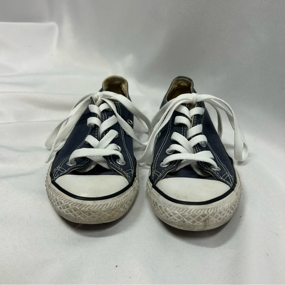 Converse | All Star Sneakers Navy Blue White Low Top Lace Up Unisex Kids Size 3
